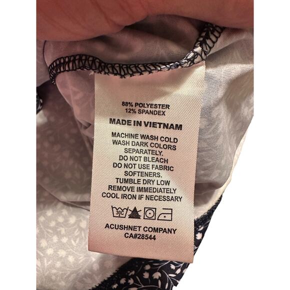 FootJoy Lisle Tossed Tulips Polo Size Medium - Picture 5 of 7